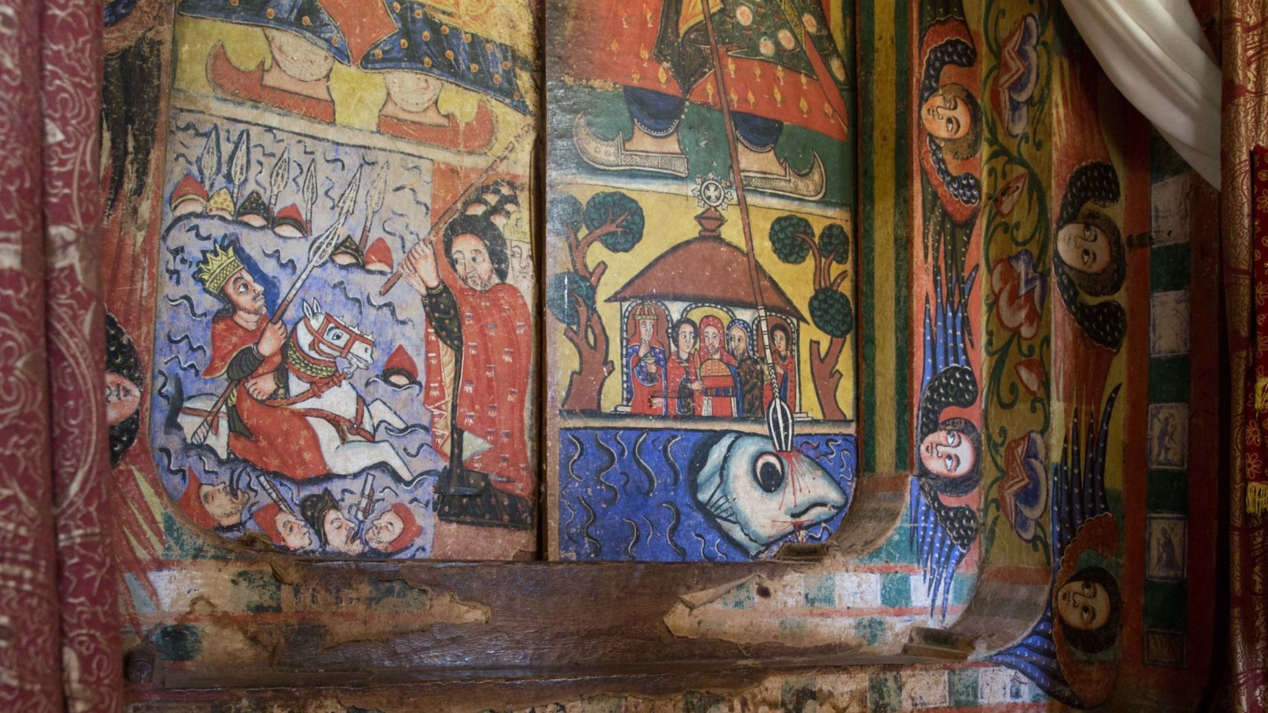 Chiesa ortodossa in Etiopia affreschi home page